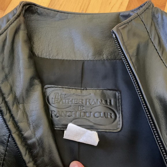 The Leather Ranch black jacket, size 2 - Picture 3 of 4